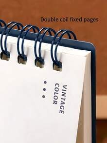1PC/2PCS Thickened Spiral Coil Notebook Simple Design Smooth Writing Durable TearResistant NonBleed Perforated For Student Office School Travel Journal Planner Gift - A - View 4