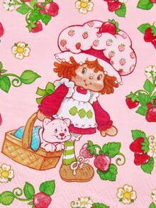 Strawberry Shortcake X SHEIN Papaper Napkins - Strawberry Doll - View 6