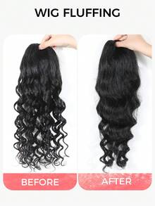 1pc Claw Clip Loose Deep Wave Ponytail Human Hair Extension Natural Black Color Extensions For Women Daily Use Easy To Wear Natural Black Color Hair Extensions - Natural Black - View 5