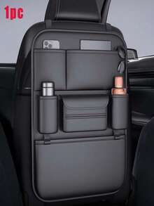 Bolsa de almacenamiento para coche, bolsa colgante de almacenamiento para el respaldo del asiento del coche, caja de pañuelos para el coche, estante de almacenamiento para el respaldo del coche - Multicolor - Ver 13