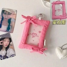 Ins 风格校园身份证布套，毛绒动物身份证夹，名人照片卡夹和钥匙扣保护套学校用品，返校 - 彩色 - 查看 25