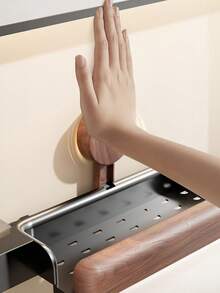 1PC StandardSize ABS SuctionCup NoDrill WallShelf MultiPurpose Bathroom Organizer QuickDrain DripTray For Shampoo Soap Rack Vanity Sink Durable - Multicolor - View 4