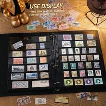 10pcs Double-Sided 9-Slot Stamp Collection Pages, Divided Format Stamp Album Refill Sheets, Transparent Protective Stamp Holders, Reusable For Stamp Collection And Display - A - View 8