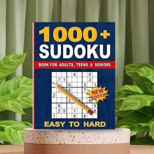 1pc Sudoku Game Book, 9x9 Grid Sudoku Puzzle ForAdults, Easy To Solve, Casual Brain Teaser, DailyRelaxation, Suitable For Adults, Teenagers, Middle-Aged And Elderly People, Logic Brain Training ReadingMaterial, Product Does Not Include Pen - A - View 8