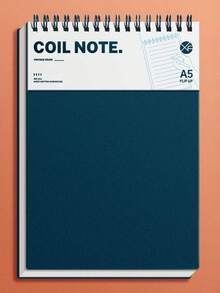 1PC/2PCS Thickened Spiral Coil Notebook Simple Design Smooth Writing Durable TearResistant NonBleed Perforated For Student Office School Travel Journal Planner Gift - A - View 6