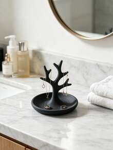 Decorative Key & Jewelry Organizer Tree For Rings, Earrings And Daily Keys. - multicolor - View 7