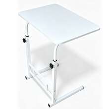 1‑Set Simple Height Adjustable Mobile Side Table, 50 X 30 Cm, Portable Folding Laptop Stand For Bedroom Living Room Indoor Outdoor, Multi‑Functional Tray Table For Small Space Home Office Use - Multicolor - View 10