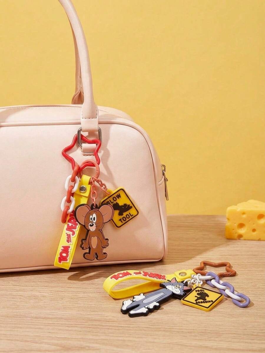 TOM & JERRY Keychain, Bag Decoration, Bag Hanger Chain - Multicolor - View 1