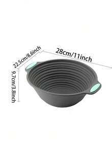 SHEIN Cetakan Kue Silikon Tahan Suhu Tinggi, Cetakan Kue Kering Qifeng, Roti Panggang, Cangkir Mafen, Cetakan Kue Anti Lengket, Cetakan Kue Panggang, Ide Kreatif - Dark Grey - View 8
