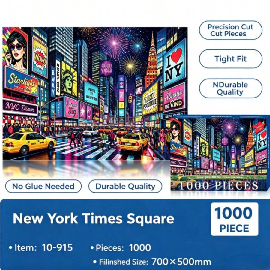 1000片紙製拼圖 紓壓拼圖 油畫風景拼圖 - 中紫紅色 - 查看 1