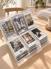 Haus Hana 1pc Instant Photo, Clear Card & Postcard Album, Ticket Collection Book For Movie & Train Tickets, K-Pop Photocard Binder - multicolor - View 9