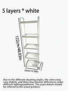 1pc Multi‑Layer Movable Storage Cart, Durable Plastic Rolling Organizer, Wheeled Utility Cart For Kitchen, Bathroom, Bedroom, Dorm & Office, Pantry Countertop Tidying, Toys, Books & Beauty Supplies, Ideal Holiday & Housewarming Household Sorting Gift - multicolor - View 14