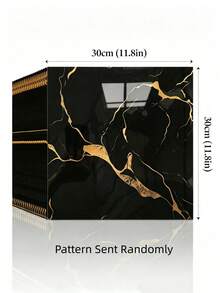 22 Pcs 3D Imitation Marble Ceramic Tile Wall Stickers Thick Self Adhesive PVC Panels Easy Install Strong Backing Irregular Vein Pattern Must Have Home Decor Accessory - multicolor - View 3