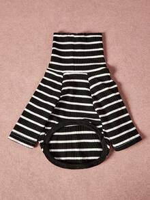 PETSIN Pawparrel Striped Long Sleeve Warm And Comfortable Sweatshirt, Autumn/Spring - Multicolor - View 10