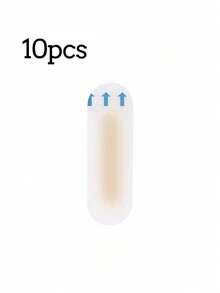 1Pair Anti-Friction High Heel Shoe Pads, Individually Packaged, Silicone, Invisible, Nude, Heel Shape, Anti-Chafe, Shoe Heel Pads & Foot Pads For Women, High Heels, Sandals, Flats, Daily Wear, Travel, Blister Prevention, Pain Relief, Home, Gift, New. - multicolor - View 20