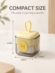 Haus Hana 1pc Washable Lint Roller, Portable Square Lint Remover For Clothes, Effective Pet Hair Dust Remover - multicolor - View 7