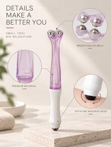 Haus Hana 1pc 5-Ball Finger Massager, Slimming Hand Roller For Fingers, Relieve Joint & Thumb Soreness, Acupoint Massage Tool For Hands - multicolor - View 7