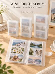 Haus Hana 1pc Instant Photo, Clear Card & Postcard Album, Ticket Collection Book For Movie & Train Tickets, K-Pop Photocard Binder - multicolor - View 5