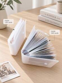 Haus Hana 1pc Instant Photo, Clear Card & Postcard Album, Ticket Collection Book For Movie & Train Tickets, K-Pop Photocard Binder - multicolor - View 6