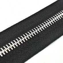 5pcs Single-Pull Double-Pull Closed-End Metal Zippers #5 In Multiple Colors, Tailoring And Sewing Craft - Closed End, Single-Pull And Double-Pull Brass Sliders, Suitable For Jackets And Handicrafts - Black, Gold, Silver Gray - 5# Metal - View 6