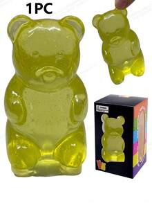 MINKOJA A Little Bear Maltose Pinching Ball Stress Relief Toy, Cute And Easy To Carry, Fidget Toy, Stress Toy, Squishy Slow Rising, A Great Gift For Birthday, Party, Holiday, And Weekdays. - Multicolor - View 9