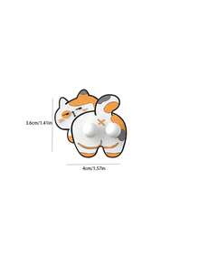 Joivida 1pc/2pcs Cat Shape Cable Organizer, Cute Silicon Cord Holder For Desk, Data Line Manager For Headphones, Charging Cables, Desk Accessory, Tangle-Free, Portable, Gift For Cat Lovers - Multicolor - View 7