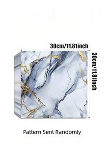 22 Pcs 3D Imitation Marble Ceramic Tile Wall Stickers Thick Self Adhesive PVC Panels Easy Install Strong Backing Irregular Vein Pattern Must Have Home Decor Accessory - multicolor - View 12