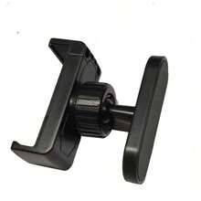 360 Degree Adjustable Magnetic Phone Holder, Gym Fitness Accessory, Clip Or Round Disc Design, Exercise Equipment - Black - View 6