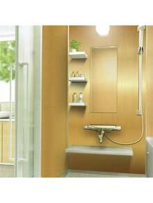 1 Roll Brushed Gold Metallic Contact Paper, Heat‑Resistant Self‑Adhesive Removable PVC Wallpaper, Oil‑Proof Sticker For Kitchen Backsplash Bathroom Wall Decor - Gold - View 7