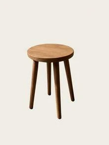 1PC Wooden Plant Stand, Detachable High Stool, Suitable For Living Room, Bedroom, Kitchen, Entrance Of Garden And Home Storage. Essential For Families. - Walnut - View 10