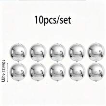 18‑Inch Heart‑Shaped Foil Balloon Set, Ideal For Wedding Decor, Engagement Parties, Birthday Parties And Anniversaries. Renderings Are For Reference Only. Balloons Only, Contents And Accessories Are Not Included. - 10 10 inch 4D balls - View 22