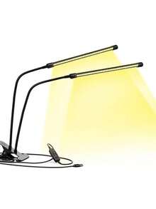 全光譜 LED 夾式植物生長燈，USB 供電 定時可調光 黃光，可彎曲鵝頸式植物補光燈，適用室內綠色植物與多肉植物 - 黃色 - 查看 7