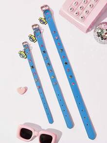 THE POWERPUFF GIRLS X PETSIN Adjustable Cute Pendant Collar For Pets - Multicolor - View 13