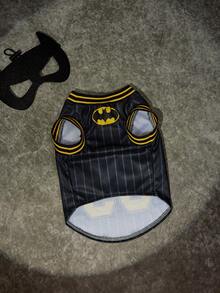 Batman X PETSIN 1件 39號數位印花寵物背心 透氣柔軟舒適寵物服 - 彩色 - 查看 7