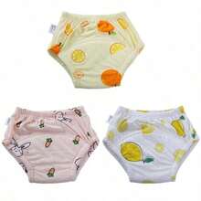 Sweet Fruit And Vegetable Pattern Baby Training Diapers, Thickened Absorbent Inner, Infant And Toddler Toilet Practice Can Be Repeated To Clean Diaper - Multicolor - View 66