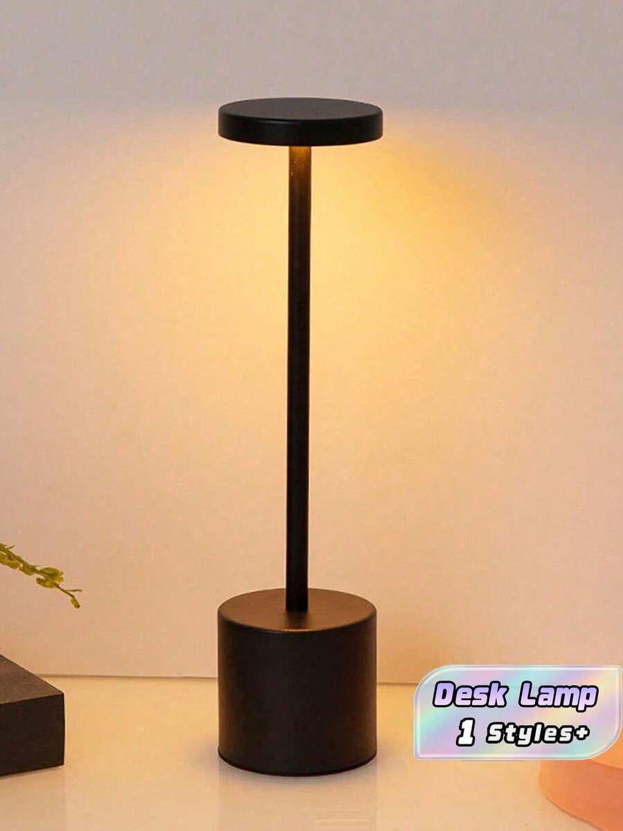 1‑Pack / 2‑Pack Wireless LED Table Lamp, Rechargeable, 3‑Color Temperature Adjustable, For Outdoor, Dining Room, Bedroom, Home & Coffee Table - multicolor - View 1