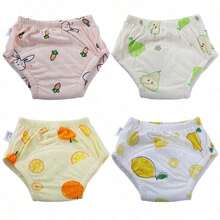 Sweet Fruit And Vegetable Pattern Baby Training Diapers, Thickened Absorbent Inner, Infant And Toddler Toilet Practice Can Be Repeated To Clean Diaper - Multicolor - View 18