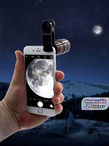 1PC HighDefinition Telephoto Lens With Optical For Smartphone Universal Clip On Long Range Zoom For Travel Concert Sports Photography MustHave - A - View 1