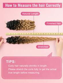 Boho Braids Burmese Curly Feather Crochet Human Hair Extension Unprocessed Human Hair Pre-Separated 60g 4/27 Color For Women 18 Inch - S4/27 - View 7