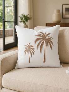 Two coconut trees light brown