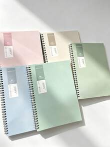 4 Packs A5 B5 Spiral Notebook Set 60 Sheets Each Multi Color Covers Coil Binding Writing Journal For School Office Notes Teacher Graduation Gift Idea - one size fits all - View 3