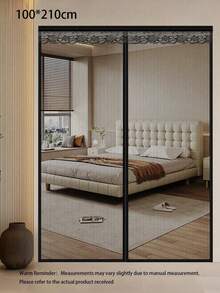 1-Pack Magnetic Screen Door, Auto-Close Heavy-Duty Hands-Free Mesh, Keeps Bugs Out & Lets Fresh Air In, Pet-Friendly For Home, Patio, Balcony, Backyard, Summer Must-Have For Indoor & Outdoor Use - black - View 17