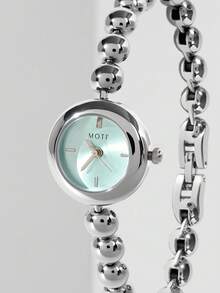 MOTF PREMIUM FASHION SILVER DOUDOU SMALL DIAL WATCH WOMEN'S NEW LIGHT LUXURY NICHE WOMEN'S TEMPERAMENT VERSATILE BRACELET WATCH - silver - View 1