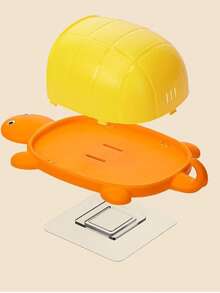 Creative Cartoon Turtle Storage Rack, Punch-Free Multifunctional Wall Mount Organizer Box For Home Kitchen, Bedroom And Wash Basin Countertop - Multicolor - View 10