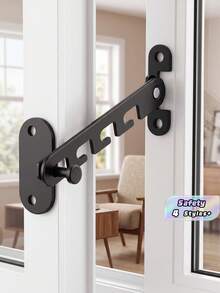 1/2 Cerradura de para ventana fija, Cerradura de para ventana de metal, Cerradura para ventana deslizante, Cerradura de para ventana, Protección de , Decoración del hogar - Multicolor - Ver 1