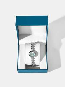 MOTF PREMIUM FASHION SILVER DOUDOU SMALL DIAL WATCH WOMEN'S NEW LIGHT LUXURY NICHE WOMEN'S TEMPERAMENT VERSATILE BRACELET WATCH - silver - View 7