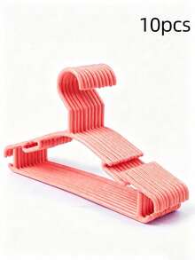30/20/10-Piece Wet And Dry Non-Slip Plastic Hangers, Suitable For Newborn Children's Clothing, Children's Clothing Drying Racks, Children's Drying Rac - Multicolor - View 7