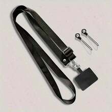 Adjustable Phone Lanyard, Dual-Use Strap For Hanging Or Crossbody, Solid Color Halter, Suitable For Hanging Smartphones, Bags, And Keys, Convenient - Multicolor - View 17