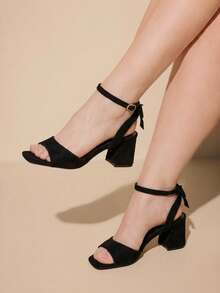 Black suede