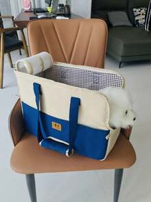 Fashionable Crossbody Pet Backpack For Casual Outings. Handheld And Portable Dog Bag. Portable Cat Bag. - Multicolor - View 10